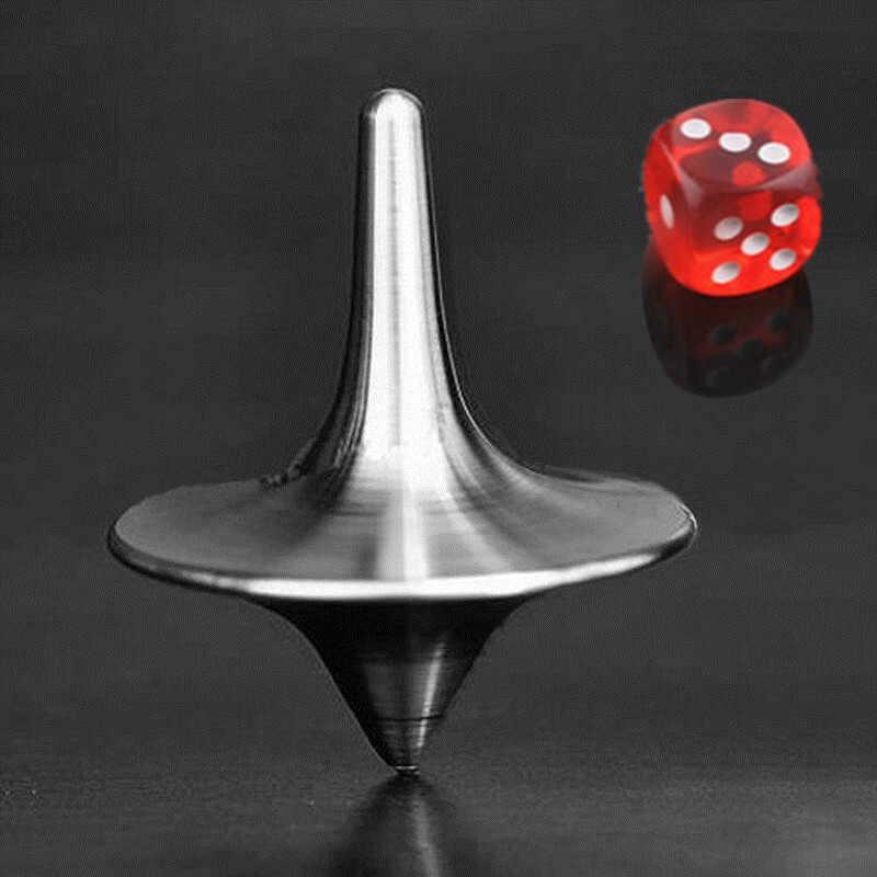 Metal Accurate Spinningss Top Alloy Silver &amp; Dice Education | eBay