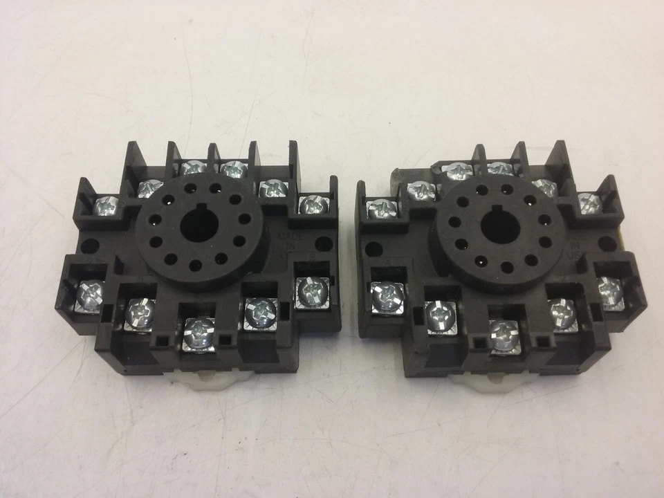 CUSTOM CONNECTOR OT11-PC RELAY SOCKET 11 PIN 10A 300VAC (LOT OF 2) NNB - Image 2 of 3