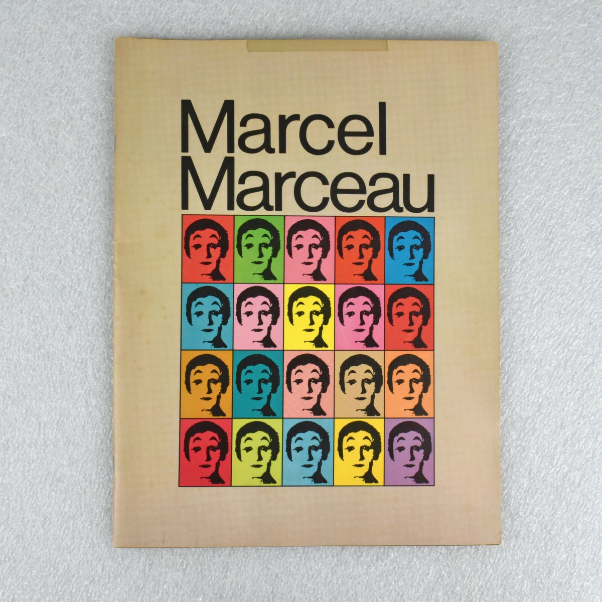 1974 Marcel Marceau and His Partner Pierre Verry Tour Souvenir