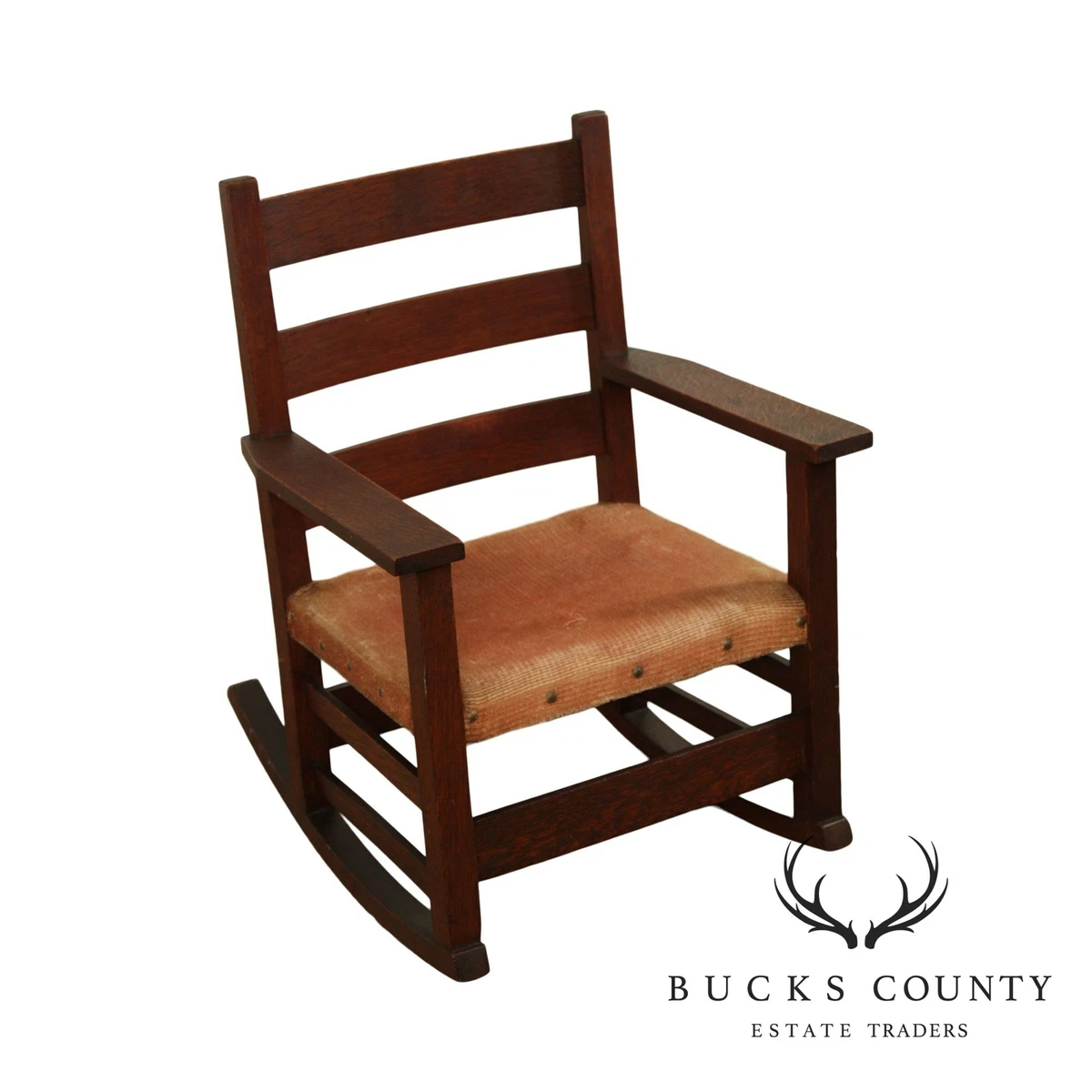 Gustav Stickley Antique Mission Oak Childs Rocker eBay
