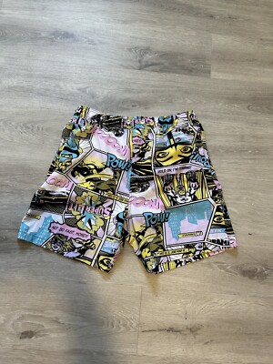 Men's By Drill Clothing Stretch Fabric Swim Shorts Comic