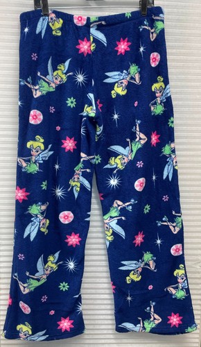 Disney Damen Pyjamahose Tinkerbell Nachtwäsche bequem weich Fleece Größe XL - Bild 5 von 9