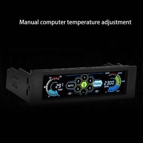 Fan Controller for PC Chassis Fan Speed Adjuster 5 Cooling Fans CPU Fan Control - Afbeelding 7 van 8
