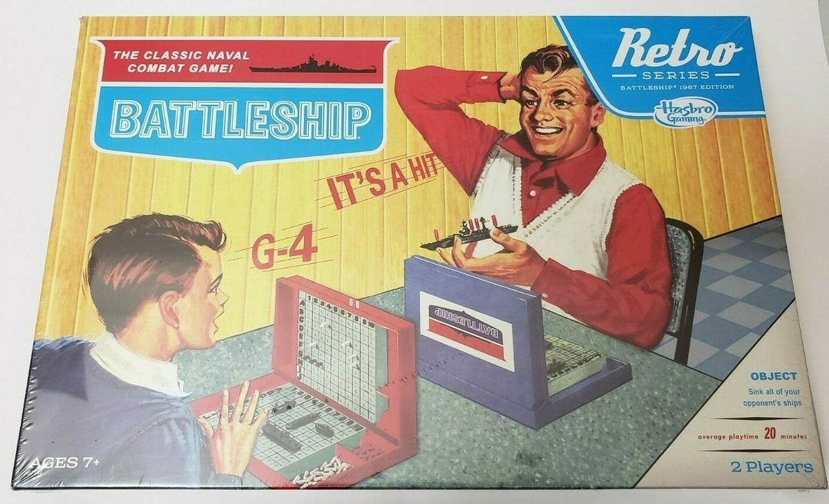 Hasbro B7744 Battleship 1967 Retro Board Game - Brand New. Sealed