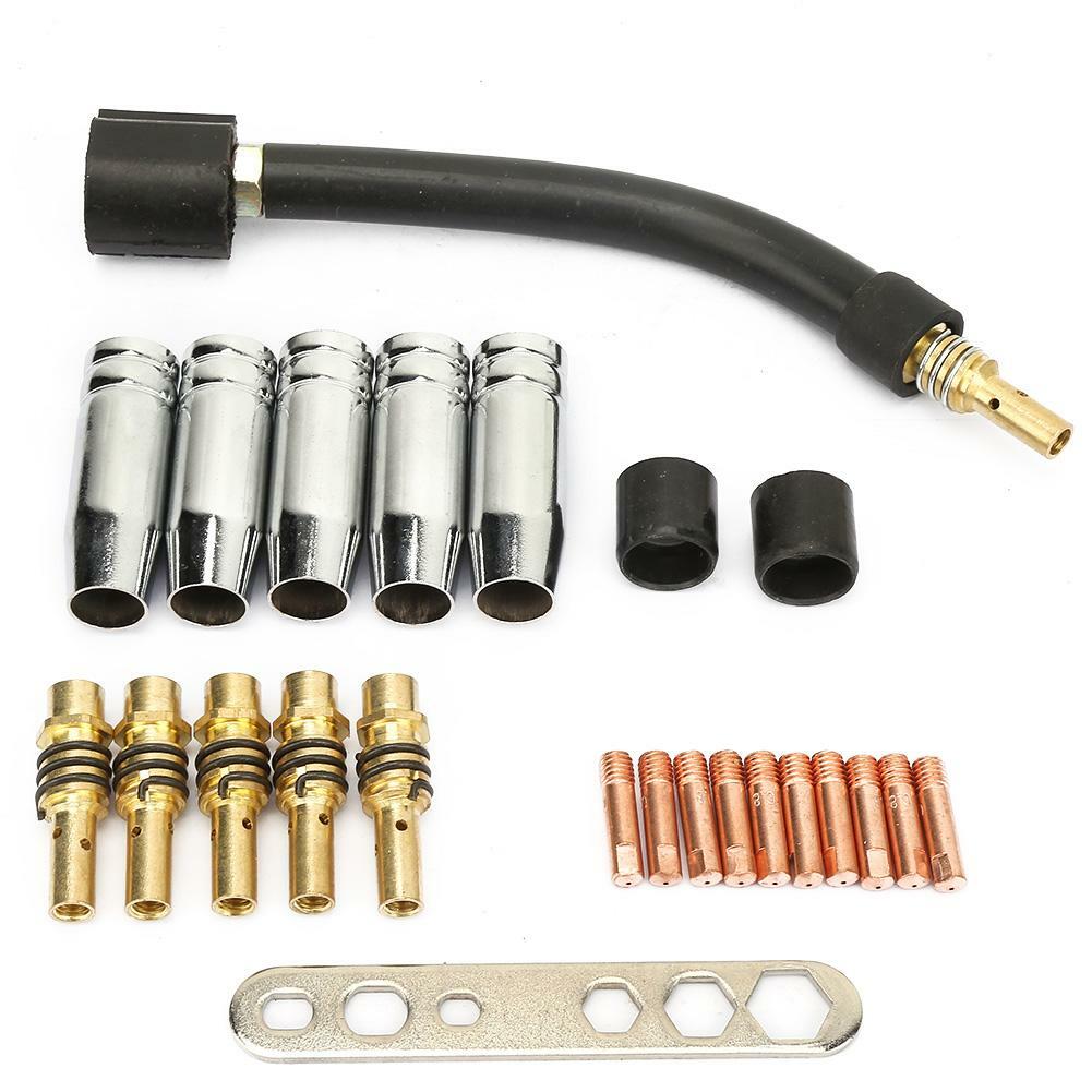 HpLive Schweißzubehör Set - 14-teiliges Düsenset Für Schweißgeräte