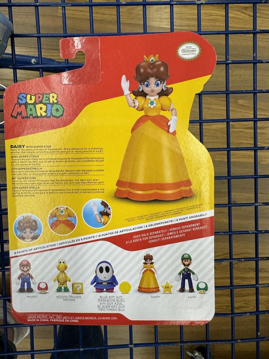 Jakks Pacific World of Nintendo Super Mario Daisy w Super Jakks Pacific World of Nintendo Super Mario Daisy w Super