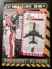 2021-22 Panini Hoops Basketball Bam Adebayo Frequent Flyers Insert #4 Miami Heat