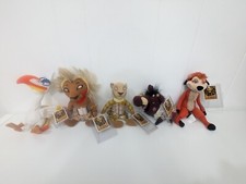 Disney Lion King Broadway Bean Bag Plush Simba Nala Zazu Timon Pumbaa NWT