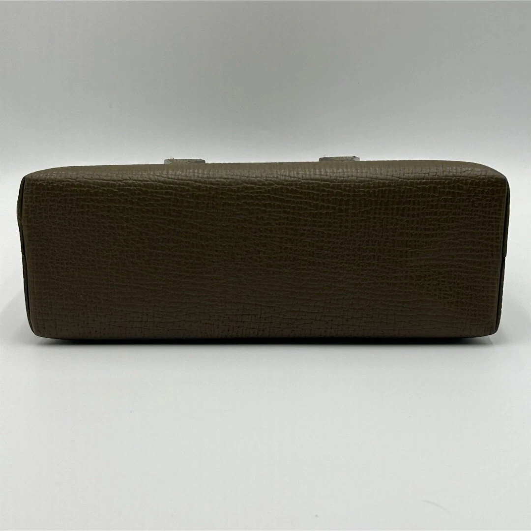 Borsa a mano LOEWE Shrink Vitello Grigio Scuro Rara Usata Riuso Donna Rara Autentica GIAPPONE