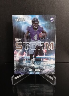 ZAY FLOWERS RC 💥 SP 2023 Panini Absolute By Storm Insert Rookie