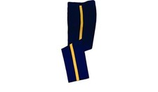 US Army Men's ASU C Dress Blues Service Uniform Braided Pants/Slacks Size 43L