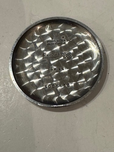 1 Case Eberhard Cronograph Stainless Steel Referenza 1026638 33 mm Used - Picture 6 of 13