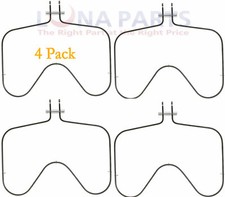 4 Pack 9758541 Electric Range Bake Lower Unit Element for Whirlpool W10308477