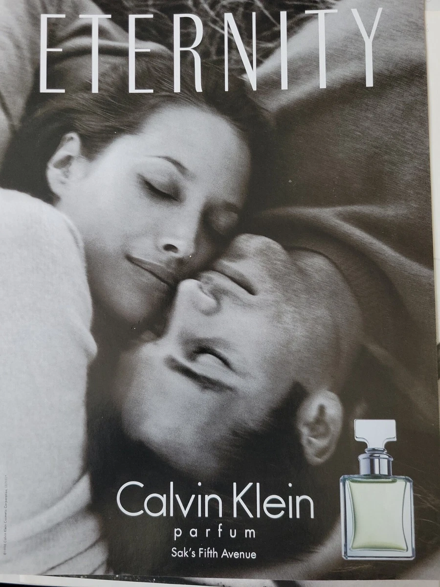 1998 Calvin Klein Eternity Perfume Parfum Bottle Romantic vintage