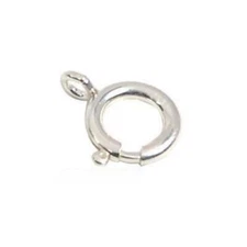 Spring Ring Clasp 9mm Sterling Silver 30pc FindingKing