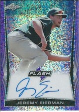 2018 Leaf Flash Baseball JEREMY EIERMAN #BA-JE1 Purple Parallel Autograph 19/25