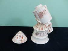 Apollo Rocket Space Capsule Porcelain Decanter Thomas W Sims Distillery KY USA