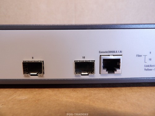 HP JG920A 1920-8G Switch 8x Gigabit Ethernet + 2x SFP Managed Network Switch +RM - Afbeelding 4 van 8