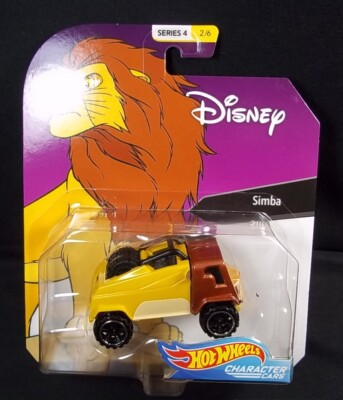 Hot Wheels Disney Series 4 Simba diecast character car 2/6 NEW