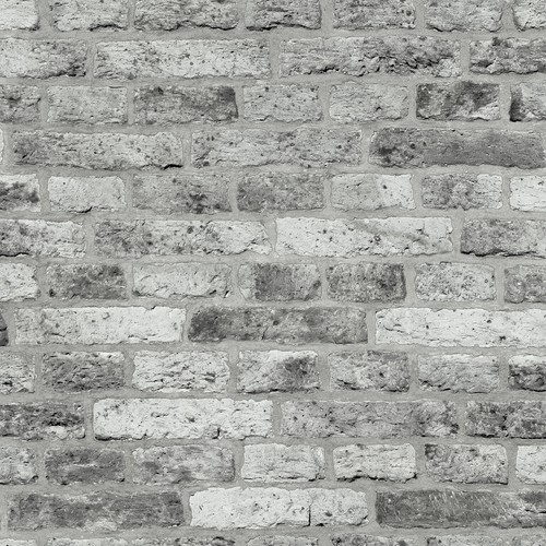 Realistic 3D Vintage Brick Effect Rustic Stone Grey Textured Vinyl Wallpaper - Picture 53 of 64