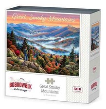 Great Smoky Mountains 500 Piece Jigsaw Puzzle Boardwalk New