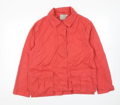 Asos Damenjacke rot Größe 14 geknöpft