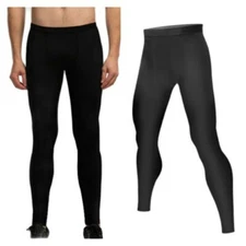  Men's Compression Gym Tights Base Layer Fitness Trousers Sports Running Pants