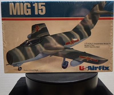 US Airfix MIG 15 SOVIET FIGHTER JET Vintage & Rare 1:72 Model Kit SEALED