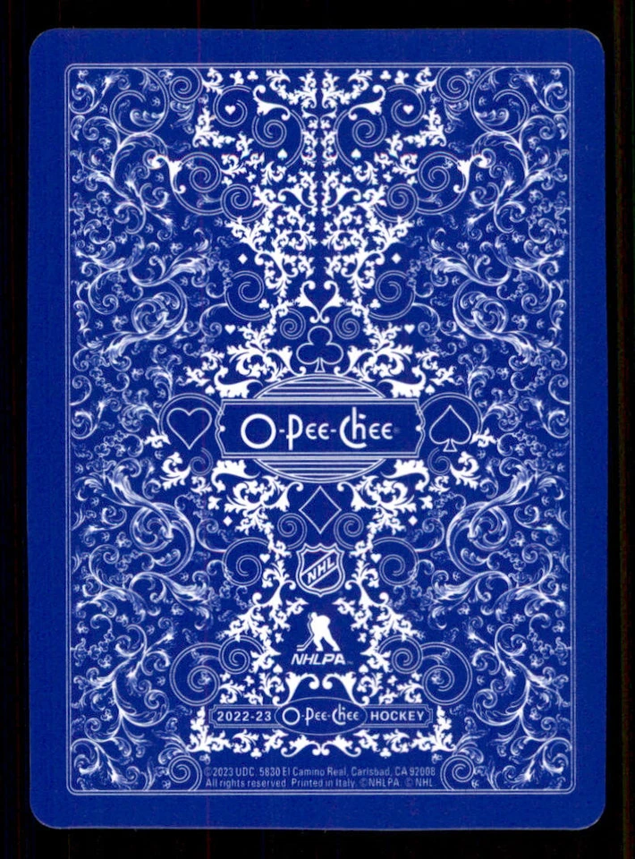 2022-23 O-Pee-Chee Playing Cards #3DIAMONDS Michael Bunting - Image 2 of 2