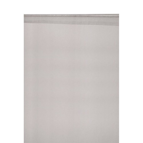 Joyswahl Tobias - Tenda a pannello in voile, con passante per asta, in tinta unita, trasparente, 45 x 120 cm, colore: Bianco
