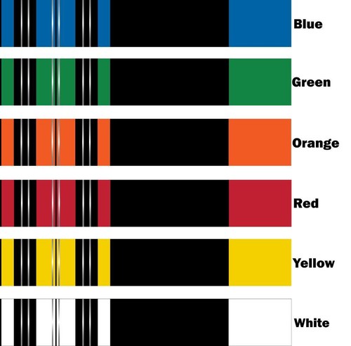 White Water Archery Orange Traditional Arrow Wraps - 15 Pack With Multiple Size Options