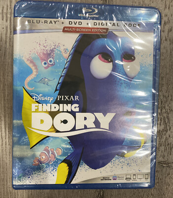 Finding Dory (Blu-ray + DVD + Digital, 2016) New Sealed