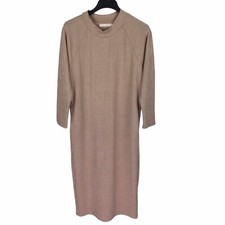 Lush women's beige Long Sweater dress size small s