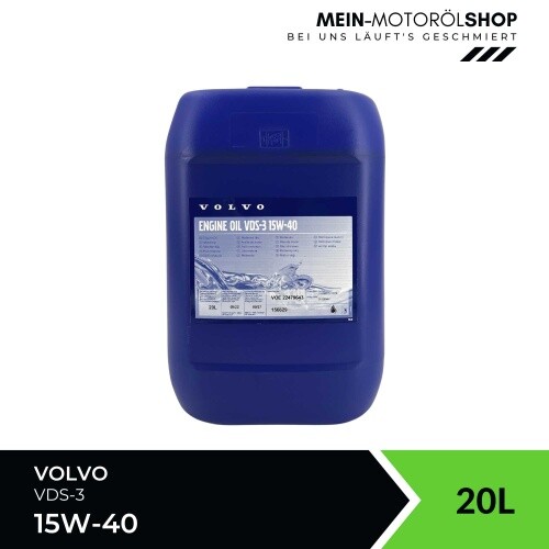 Camión de aceite de motor original Volvo VDS-3 15W-40 20 litros - Imagen 1 de 4
