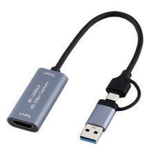 USB C Video Capture Card 2K 50FPS Video HDMIcompatible Live Streaming Share