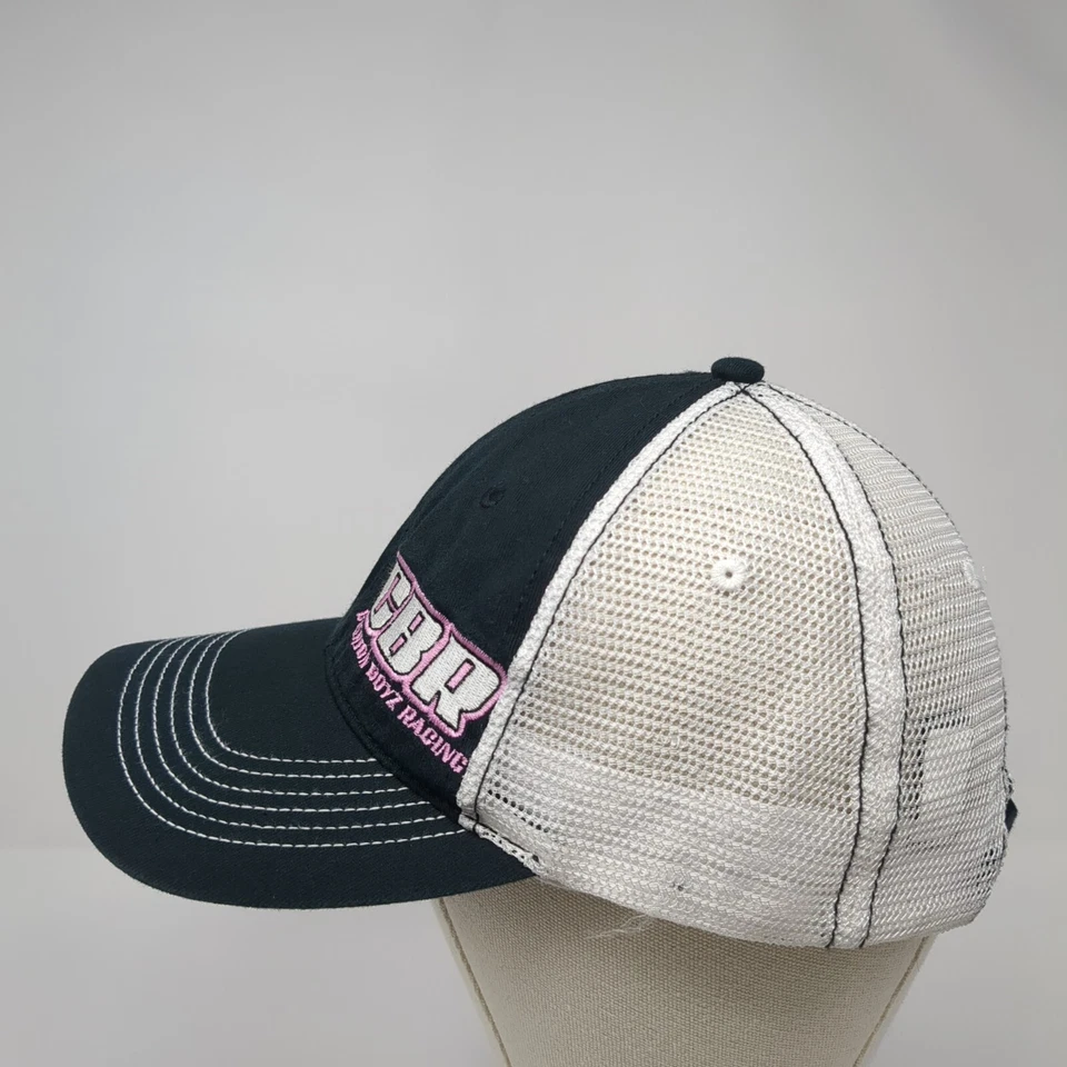 CBR Cushion Boyz Racing Strapback Trucker Hat Black OS Adjustable Mesh District - Imagem 3 de 4