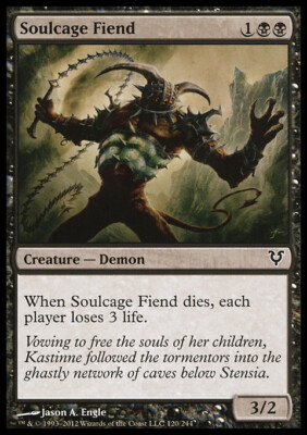 MTG Magic the Gathering Soulcage Fiend (120/252) Avacyn Restored LP