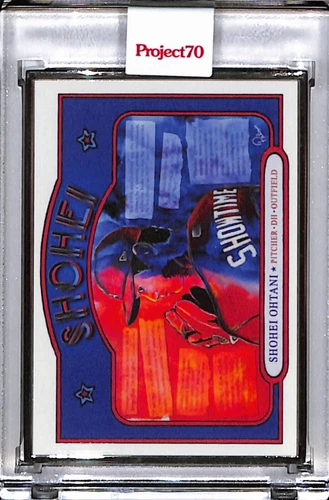 2021 TOPPS PROJECT 70 #362 SHOHEI OHTANI BY PALMER P70 AP SILVER FRAME 50/51