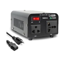 LVYUAN Voltage Transformer Converter 500 Watt Step Up/Down Convert from 110-120