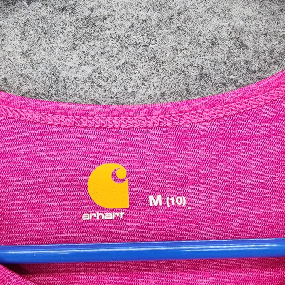Carhartt Tank Top Girls Medium 10 Force Pink Love To Hunt - Image 3 of 4