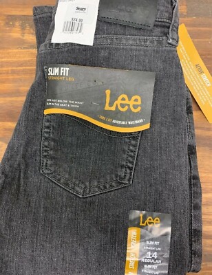 NWT Boy's Lee Jeans, Sport Slim Fit Steel Grey, Size 14R | eBay