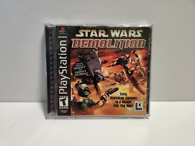 Star Wars Demolition (Sony Playstation 1) PS1 Complete with Registration Card