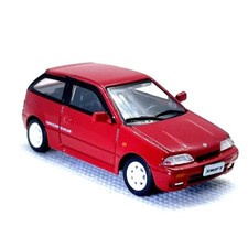 BM Creations 1:64 1989 Suzuki Swift GTi RHD Diecast Model RED  Ships from USA 