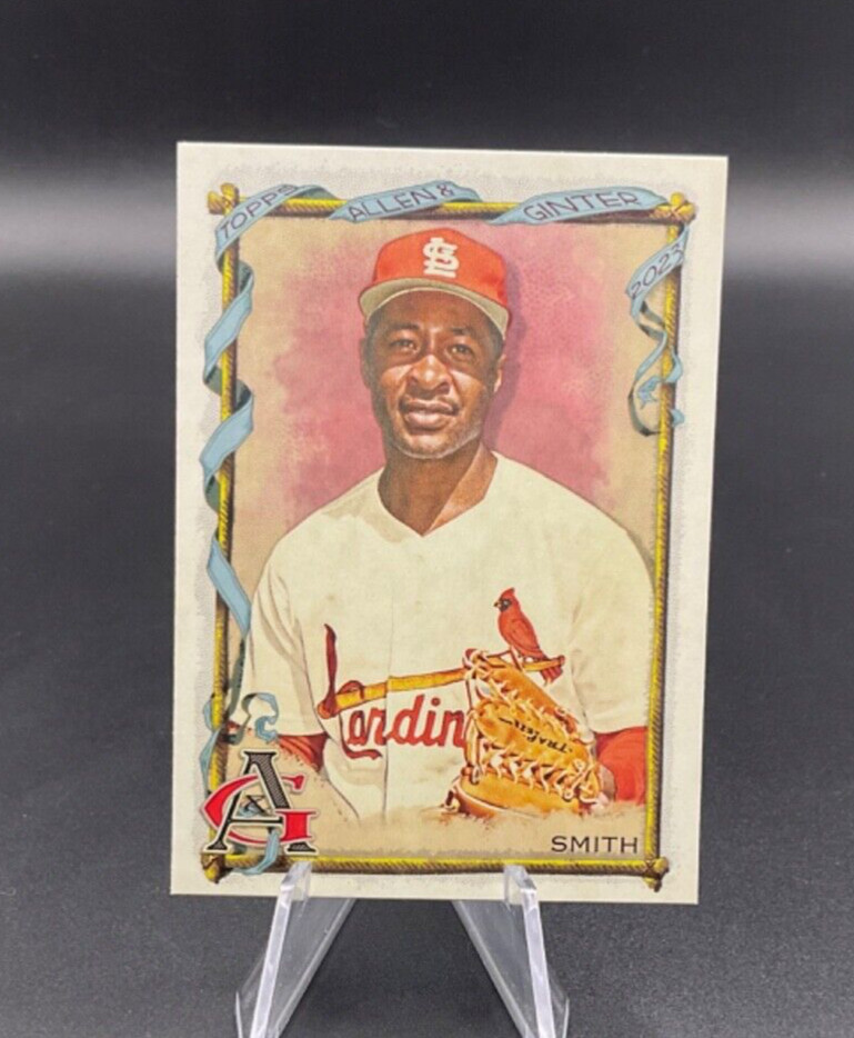 Ozzie Smith #110 2023 Topps Allen & Ginter Baseball Framed Mini Cloth
