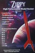 Starlight Rockets Zippy Flying Model Rocket Kit STR9692
