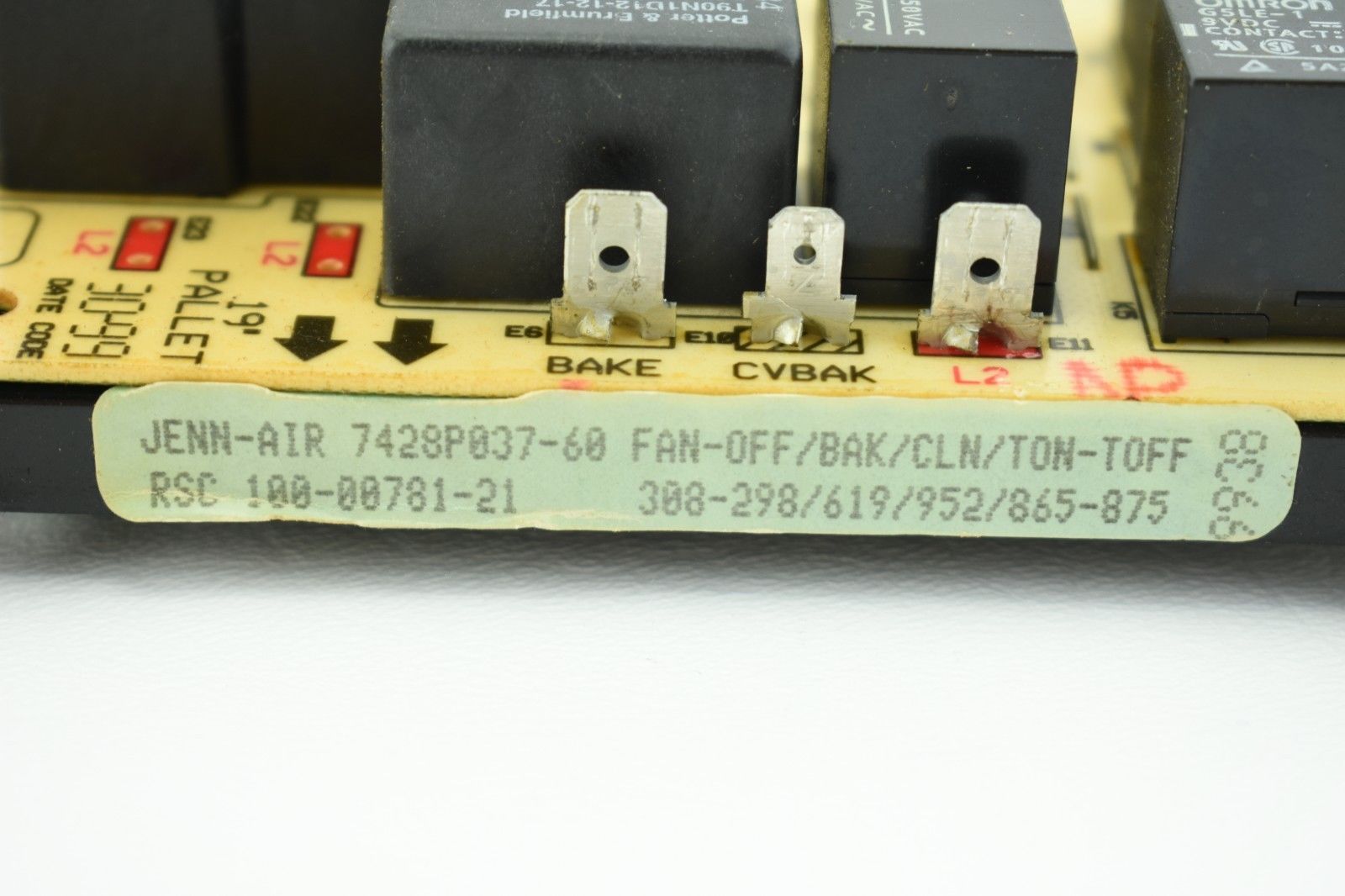 Repair Your JENNAIR BuiltIn Oven Relay Board 71003402 eBay
