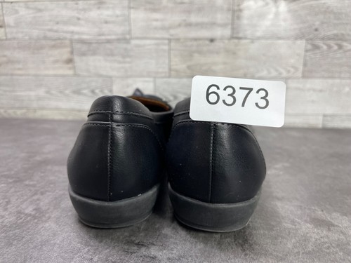 Natural Soul Gracee Women Shoe Black 8.5 M Leather Bow Slip On Ballet Flats - Picture 11 of 20