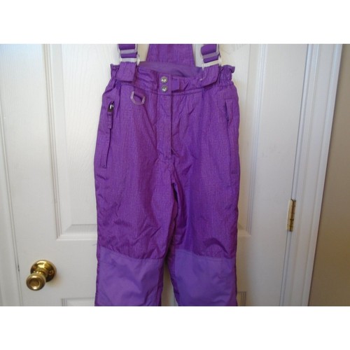 Weatherproof 32 Degrees Youth Girls Purple Ski Snow Bib/Pant Size M (10-12) - Picture 7 of 11