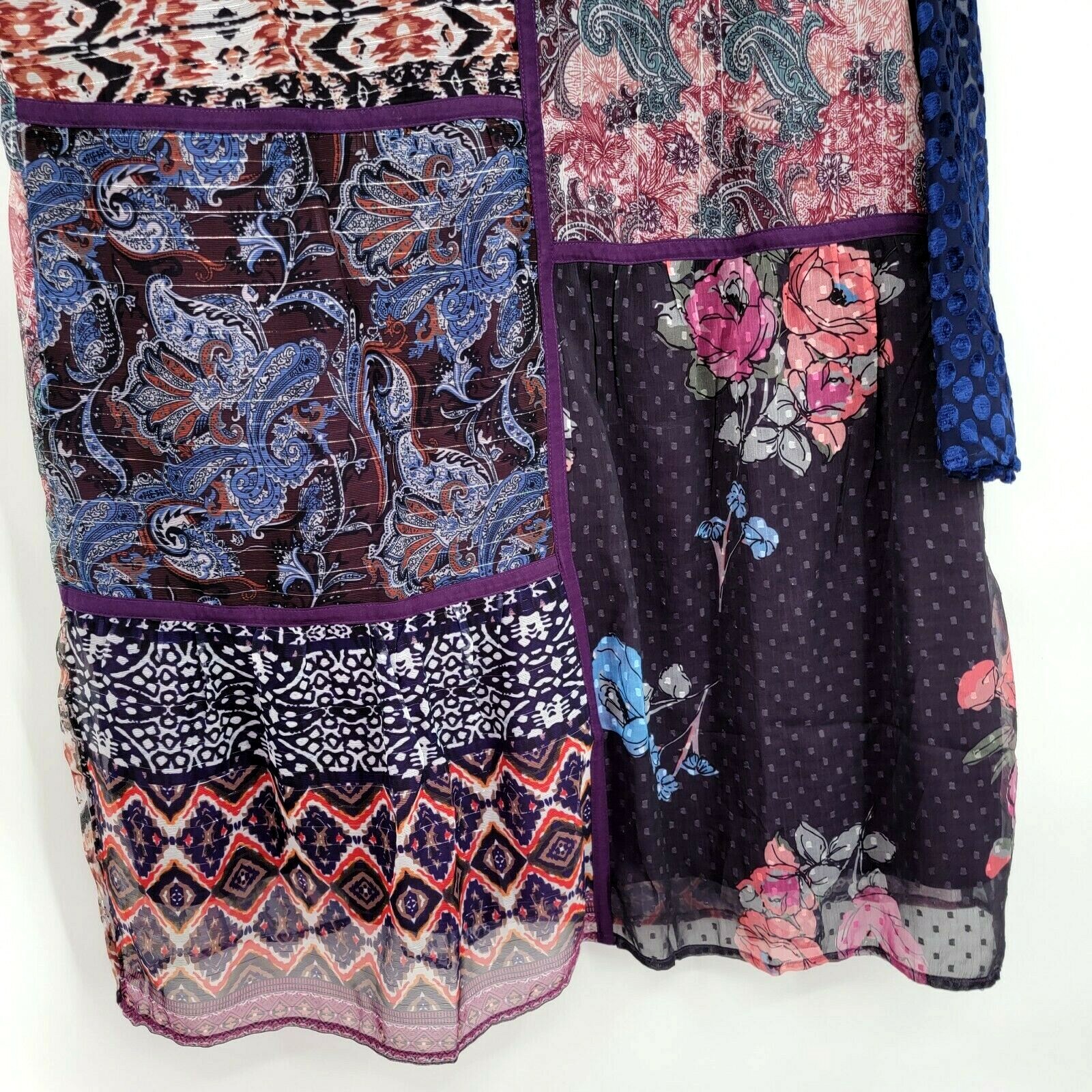 Soft Surroundings Women's Large Patchwork Tunic D… - image 3