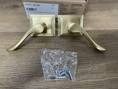 Emtek 8561LUUS4 Dummy, Wilshire Rosette, Luzern Lever - PARTS ONLY-